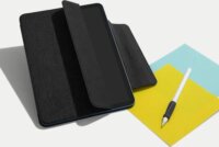 Paperlike 2.1 iPad Pro 11″ / Air 10.9″ Kijelzővédő fólia (2db / csomag) + Tok + Apple Pencil Fogó Szett - Átlátszó/Fekete