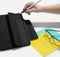 Paperlike 2.1 iPad Pro 11″ / Air 10.9″ Kijelzővédő fólia (2db / csomag) + Tok + Apple Pencil Fogó Szett - Átlátszó/Fekete