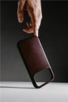 Nomad Modern Magsafe Apple iPhone 17 Pro Max Bőr Telefon tok - Bordó