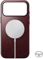 Nomad Modern Magsafe Apple iPhone 17 Pro Max Bőr Telefon tok - Bordó