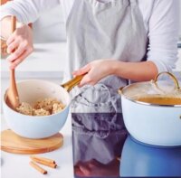 GreenPan Padova Reserve 6 részes Serpenyő készlet / 20 / 24 / 28 cm - Világoskék