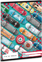 Ars Una Rollin Mania A5 32 lapos vonalas füzet - Mintás