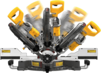 DeWalt DCS781N-XJ Akkus Asztali Gérváfófűrész 54V (akkumulátor és töltő nélkül)