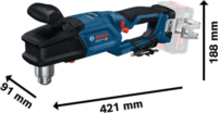Bosch GRD 18V-127 Professional solo Akkus Sarokfúró-csavarozó 18V (akkumulátor és töltő nélkül)