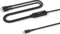 Belkin BOOSTCHARGE Pro USB-C apa - Dual USB-C apa Adat és Töltőkábel 140 Watt 1,5m - Fekete
