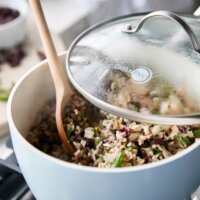 GreenPan Padova Reserve Lábas Üveg fedővel Ø 18cm 2,0L - Kék