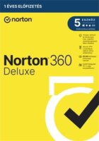 Norton 360 Deluxe HU Online vírusirtó szoftver (5 PC / 1 év)