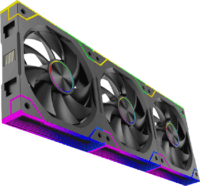 Xilence XPF360 ARGB PWM 120mm Rendszerhűtő ventilátor 3db - Fekete