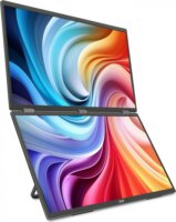 Acer 18,5" PD193QEbmiuux Dual 16:9 FullHD IPS Hordozható Monitor - Szürke