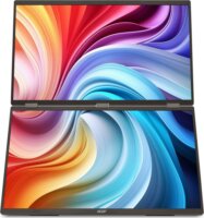 Acer 18,5" PD193QEbmiuux Dual 16:9 FullHD IPS Hordozható Monitor - Szürke