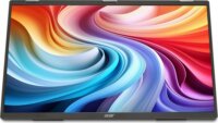 Acer 18,5" PD193QEbmiuux Dual 16:9 FullHD IPS Hordozható Monitor - Szürke