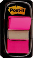 3M Post-it 680-21 25x43mm Jelölőcímke ( 50 lap / tömb) - Rózsaszín