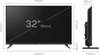 Tesla 32" 32E645BHW 16:9 HD LED Smart TV