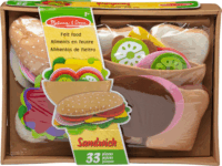 Spin Master Melissa & Doug 33 részes szendvicskészítő játékszett