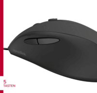 Speedlink AXON SL-610009-RRBK Silent & Antibacterial Vezetékes Egér - Fekete