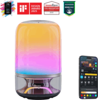 Govee H6020 RGBICWW okos Akkus Asztali LED lámpa 2 Pro JBL Hangszóróval 34 cm