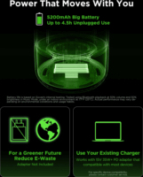 Govee H6020 RGBICWW okos Akkus Asztali LED lámpa 2 Pro JBL Hangszóróval 34 cm