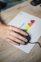 Speedlink AXON SL-630004-RRBK Silent & Antibacterial RF Wireless Egér - Fekete