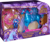 Spin Master Unicorn Academy - Train and Glow River és Isabel játékszett