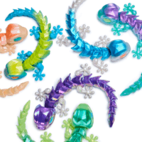 Spin Master CrystaLynx Gecko Meglepetés figura 23cm