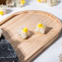 AVAX Gateron Milky Yellow Lineáris Switch - Prémium Mechanikus Kapcsoló szett (35 db / csomag)