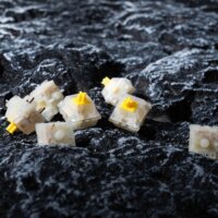 AVAX Gateron Milky Yellow Lineáris Switch - Prémium Mechanikus Kapcsoló szett (35 db / csomag)