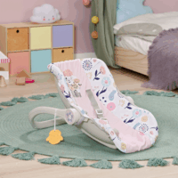 Zapf Creation BABY born® virágos babás autósülés 43cm babákhoz