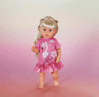 Zapf Creation BABY born® Flamingó mintás ruha 43cm babákhoz