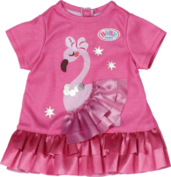 Zapf Creation BABY born® Flamingó mintás ruha 43cm babákhoz