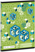 Ars Una Geek A5 32 lapos 1.osztályos vonalas füzet - Mintás