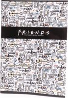 Friends Jóbarátok A4 32 lapos Iskolai tűzött Sima füzet - Többféle