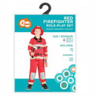 Godan Tűzoltó jelmez 8-10 éves gyerekeknek