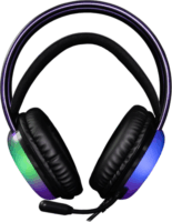 White Shark PEACOCK-B-2 Vezetékes RGB Gamer Fejhallgató Headset - Fekete