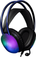 White Shark PEACOCK-B-2 Vezetékes RGB Gamer Fejhallgató Headset - Fekete