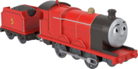 Mattel JGF95 Thomas és barátai Motorizált mozdony - James 80.
