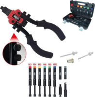 KS Tools 3 in 1 Kézi Szegecselő készlet + koffer (15db/csomag)