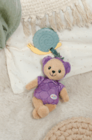 Zapf Creation BABY born® Teddy Blue bébi plüss maci rágókával 18cm - Lila