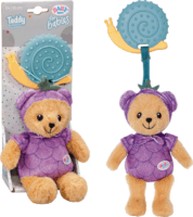 Zapf Creation BABY born® Teddy Blue bébi plüss maci rágókával 18cm - Lila