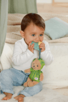 Zapf Creation BABY born® Teddy bébi plüss maci rágókával 18cm - Zöld