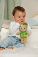 Zapf Creation BABY born® Teddy bébi plüss maci rágókával 18cm - Zöld
