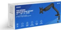 Savio UM-01 17"-32" LCD TV / Monitor Asztali Tartó Kar - Fekete