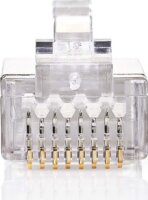 Nedis CCGB89302ME RJ45 UTP CAT5 csatlakozó (10db/csomag)