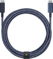 Native Union Belt Cable Pro USB-C apa - USB-C apa Adat és töltőkábel 2.4m - Indigó
