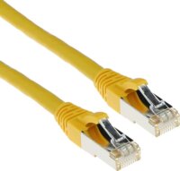 ACT FB6851 S-FTP Cat6a RJ45 Patch kábel 1.5m - Sárga