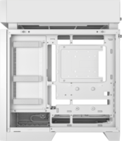 DeepCool CL660 WH Midi Tower SZámítógépház + 2db 120mm A-RGB ventilátor - Fehér