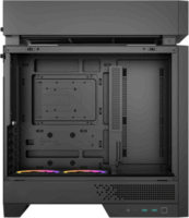 DeepCool CL660 Midi Torony Számítógépház + 2db 120mm A-RGB ventilátor - Fekete
