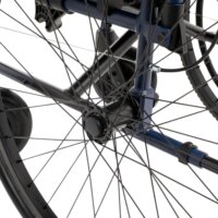 MDH Lightweight Összecsukható Kerekesszék 46cm Max 120kg - Szürke