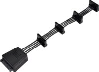 SilverStone SST-CP06-E4 1x 15-Pin-SATA - 4x 15-Pin-SATA kábel - Fekete
