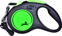 Flexi New Neon M/5m Csévélő szalagos kutya póráz - Neon zöld