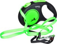 Flexi New Neon M/5m Csévélő szalagos kutya póráz - Neon zöld